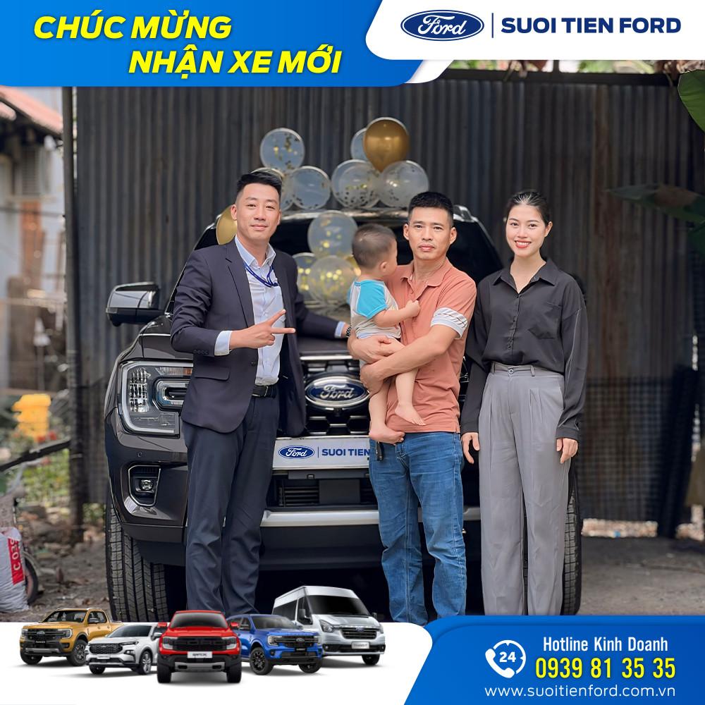 KH nhận xe Suối Tiên Ford 1