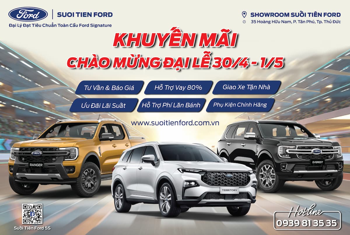 KHUYẾN MÃI CHÀO MỪNG ĐẠI LỄ 30-4 1-5