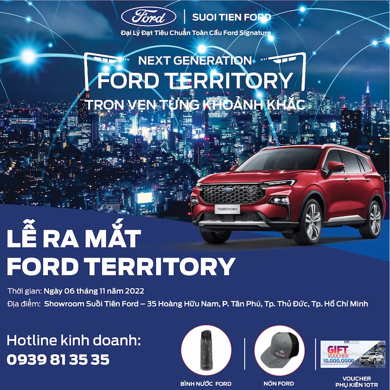 LỄ RA MẮT FORD TERRITORY THẾ HỆ MỚI