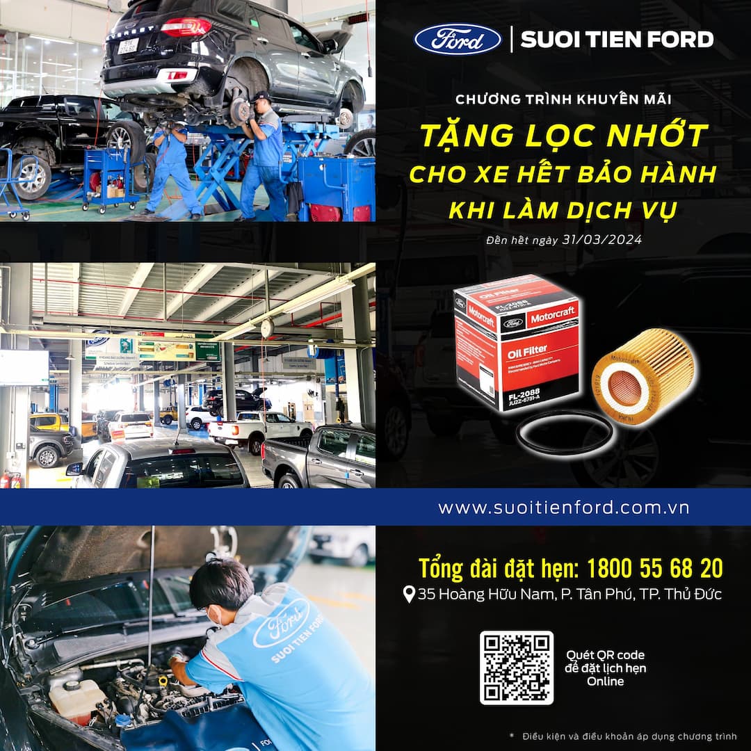 TẶNG LỌC DẦU MIỄN PHÍ