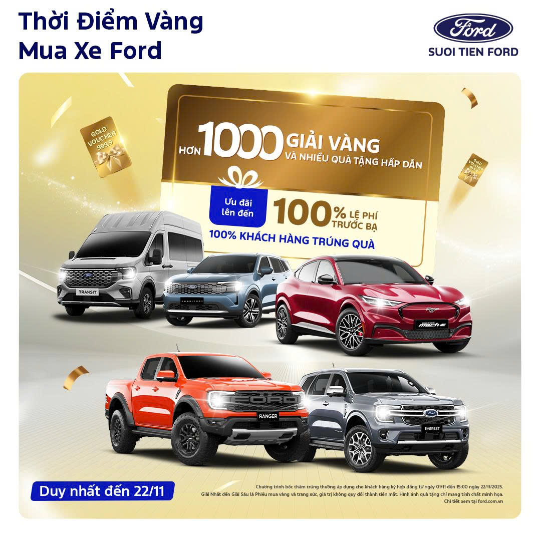 THỜI ĐIỂM VÀNG MUA XE FORD 1