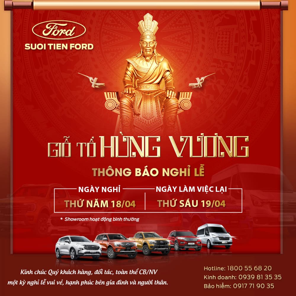 lịch nghỉ lễ giỗ tổ Hùng Vương