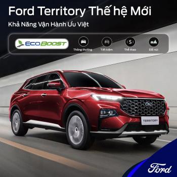 Ford Territory có 4 chế độ lái: Thông thường, Tiết kiệm, Thể thao và Đồi núi