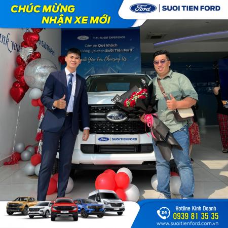 KH nhận xe Suối Tiên Ford 3