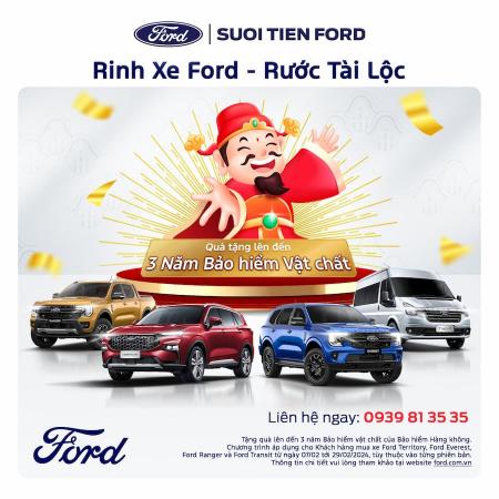 RINH XE FORD – RƯỚC TÀI LỘC